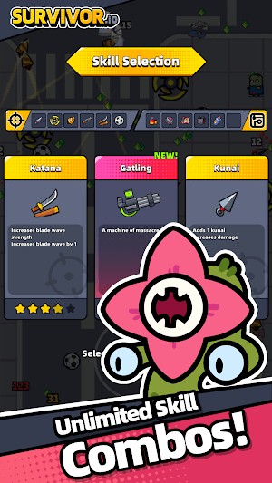 Sử dụng các combo skill không giới hạn