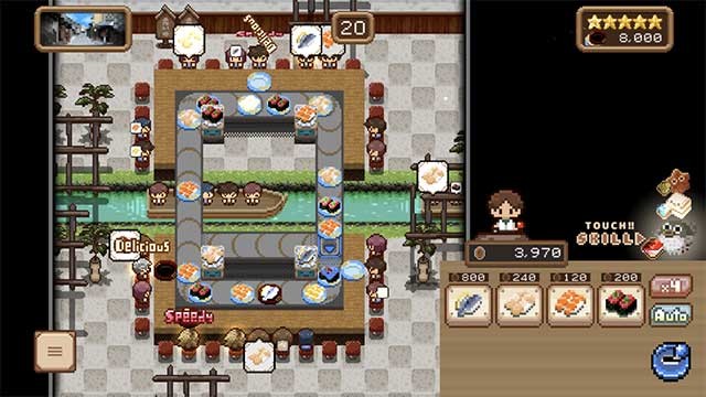 Sushi Alone là game mô phỏng quản lý hành hàng sushi dễ thương