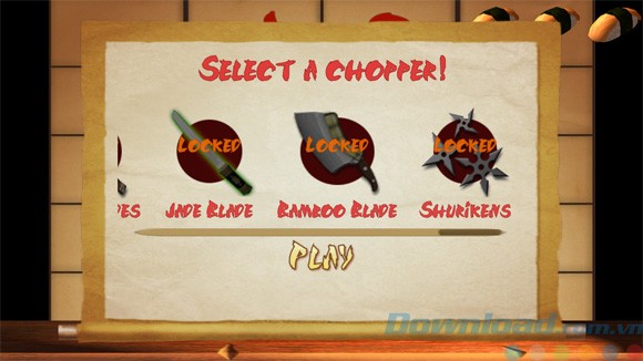 Mua dao sắc nhọn