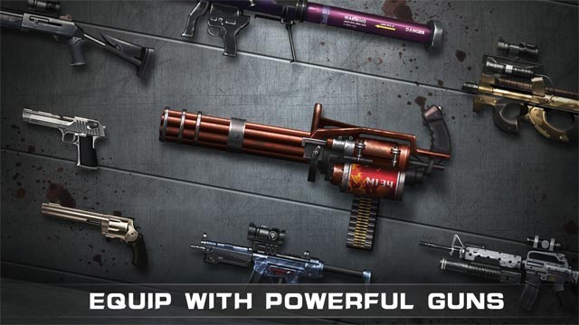 Trang bị bản thân với nhiều loại súng mạnh mẽ