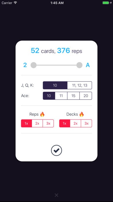 Thiết lập thẻ bài trong Sweat Deck cho iOS