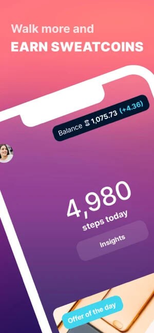 Càng hoạt động thể chất nhiều, bạn càng kiếm được nhiều xu mồ hôi