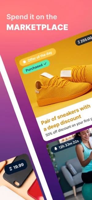 Chi tiêu xu mồ hội để mua các món đồ ở chợ trong ứng dụng