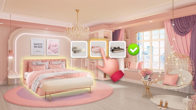 Trang trí ngôi nhà mơ ước của bạn trong game Sweet Home : Design & Blast