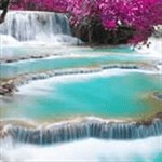 Hình nền thác nước đẹp cho PC - Swimming Holes