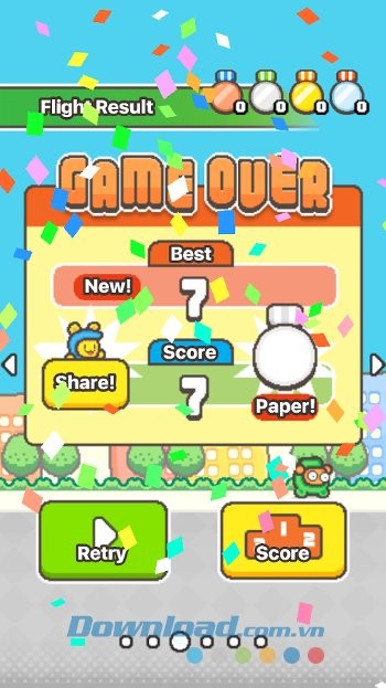 Bảng thành tích game Swing Copters 2