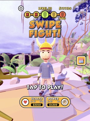Swipe Fight là game hành động chiến đấu đối kháng vui nhộn