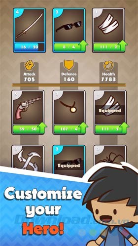 Tùy chỉnh nhân vật