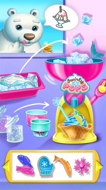 Đáp ứng mọi yêu cầu của khách hàng trong Swirly Icy Pops