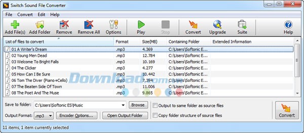 Switch Audio File Converter