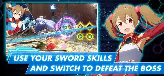 Chơi với nhiều nhân vật quen thuộc trong vũ trụ SAO