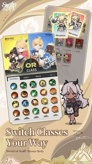 Thay đổi lớp nhân vật theo phong cách riêng