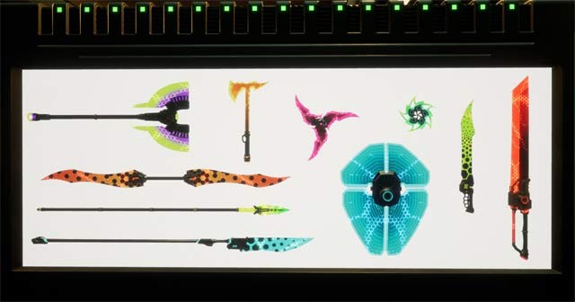 Các loại vũ khí trong game Swords of Gurrah VR