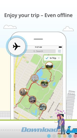 Bản đồ offline tiện lợi
