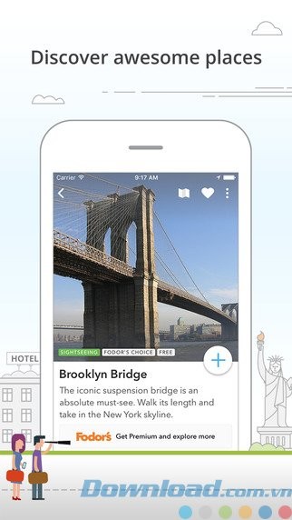 Khám phá địa điểm mới