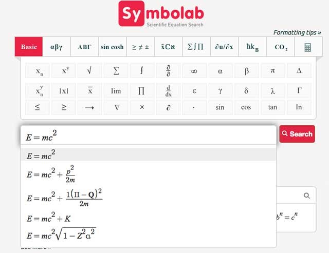 Symbolab hỗ trợ giải các bài toán: Phân số, Phương trình, Tích phân, Đạo hàm,...