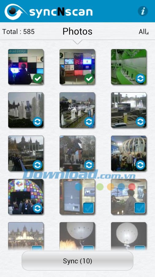 syncNscan for Android