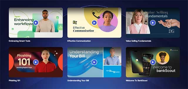 Synthesia web cung cấp nhiều Template đa dạng