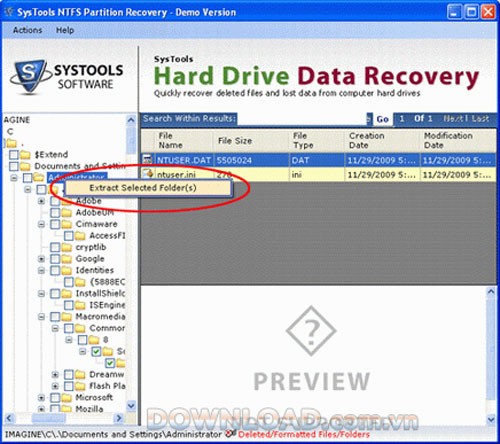 SysTools Hard Drive Data Recovery