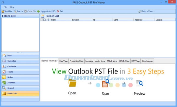 SysTools Outlook PST Viewer
