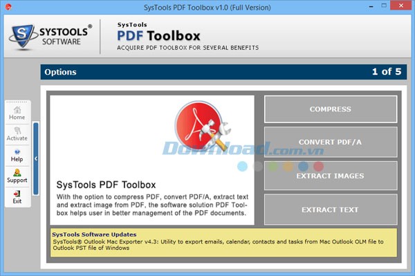 SysTools PDF Toolbox