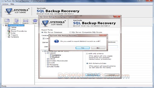 SysTools SQL Backup Recovery.