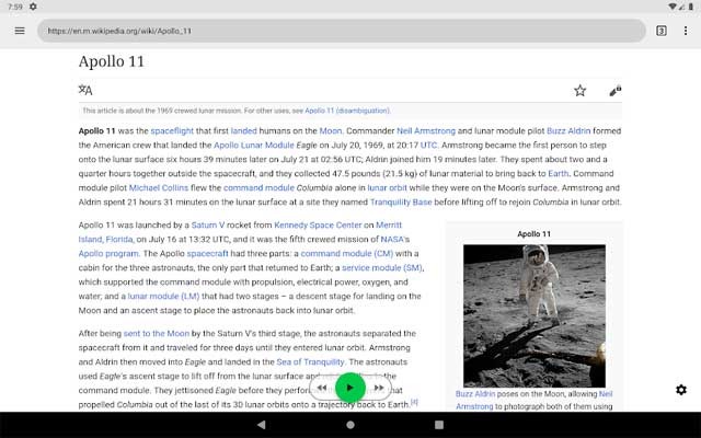T2S có tích hợp trình duyệt web đơn giản