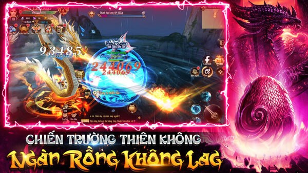 Game sở hữu nhiều chiến trường thiên không