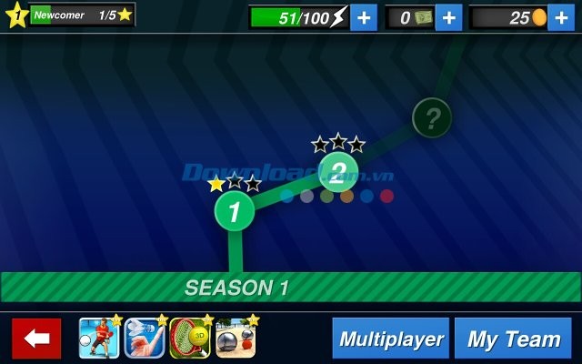 Các chế độ chơi trong game Table Tennis Champion