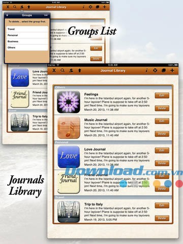 Tablet Journal for iPad