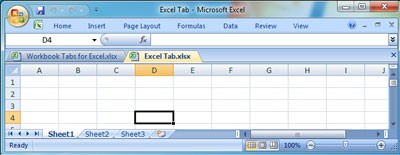 Tabs for Excel