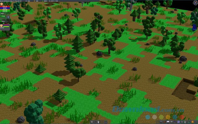 Địa hình rừng núi của Tactical Craft Online