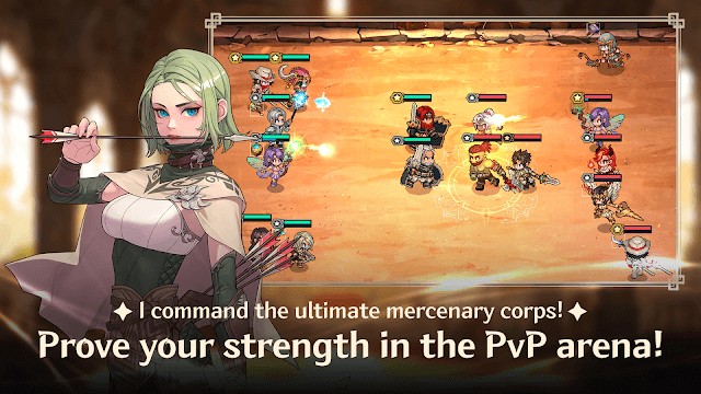 Chứng minh sức mạnh của bạn trong các đấu trường PVP của Tactical Gambit: Pixel Mercs