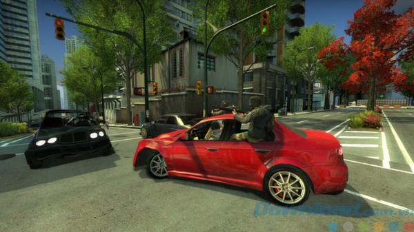 Lái xe bắn súng trong Tactical Intervention