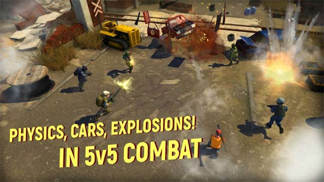 Trải nghiệm các cuộc đấu súng 5v5 khốc liệt trong Tacticool