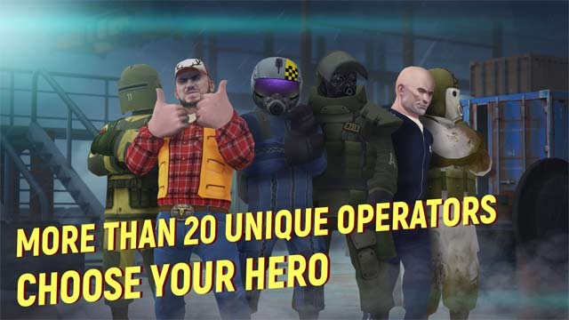 Mở khóa và nâng cấp hơn 20 nhân vật sở hữu kỹ năng độc đáo riêng