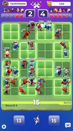 Đặt anh hùng và di chuyển chiến lược trên bàn cờ để đánh lừa đối thủ