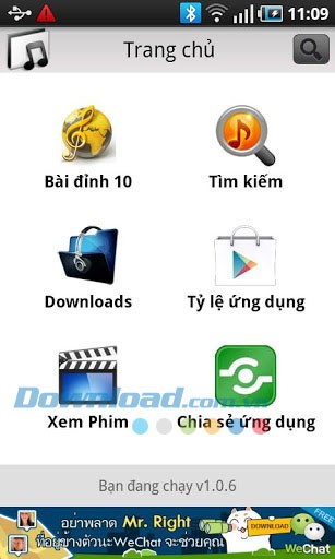 Tải bài MP3 hát for Android
