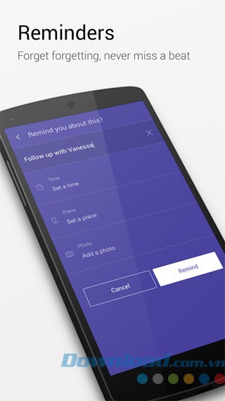 Cortana hỗ trợ nhắc việc