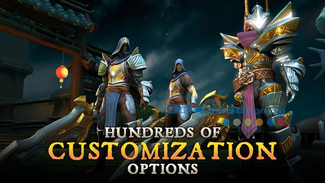 Hàng trăm tùy chọn khác nhau trong game