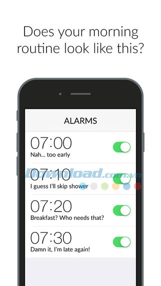Kiwake Alarm Clock cho iOS
