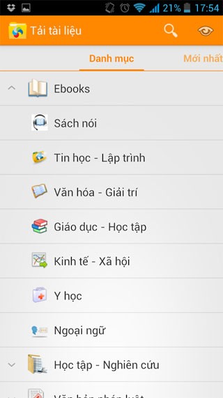Tài liệu for Android
