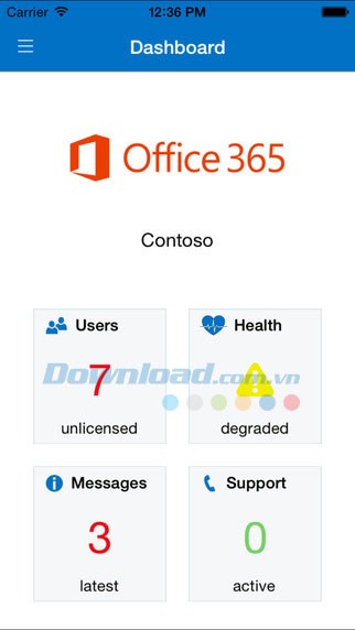 Office 365 Admin cho iOS
