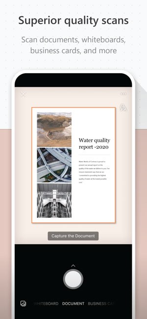Chất lượng scan ảnh tuyệt vời với Microsoft Lens