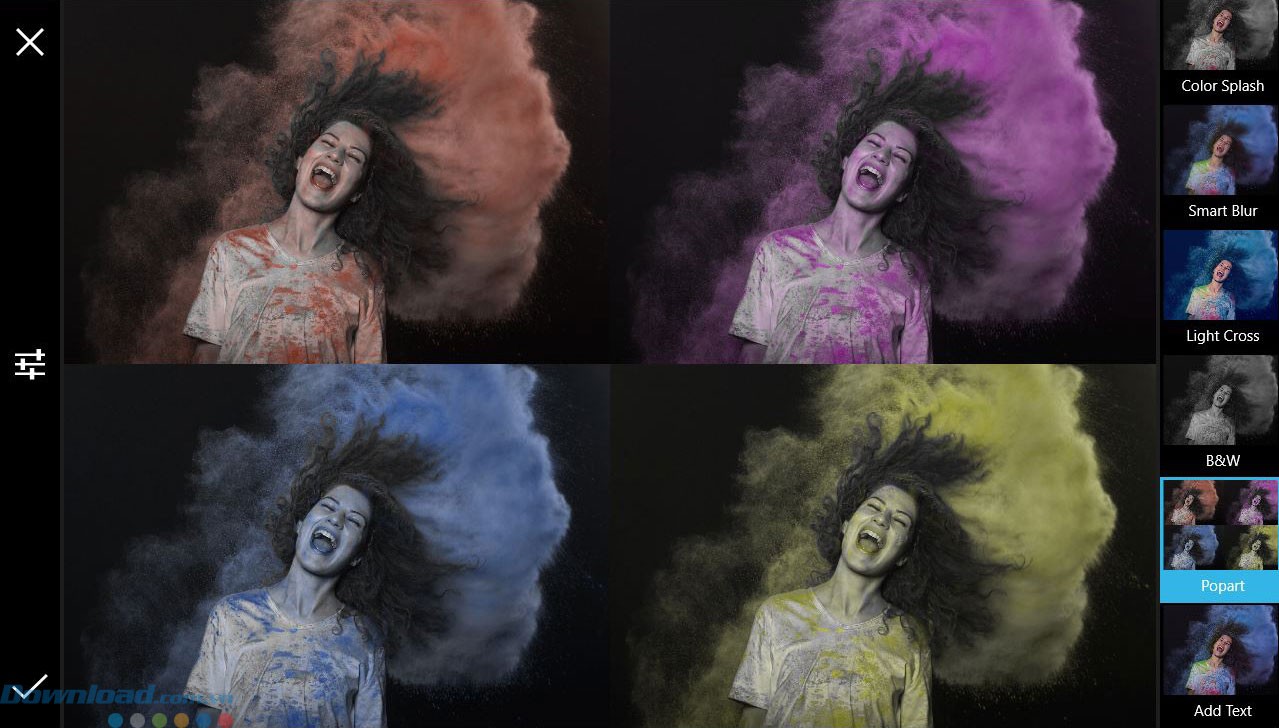 Giao diện ứng dụng chỉnh sửa ảnh chuyên nghiệp miễn phí PicsArt - Photo Studio