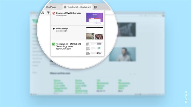 Vivaldi 3.5 hỗ trợ quản lý tab theo nhiều cách