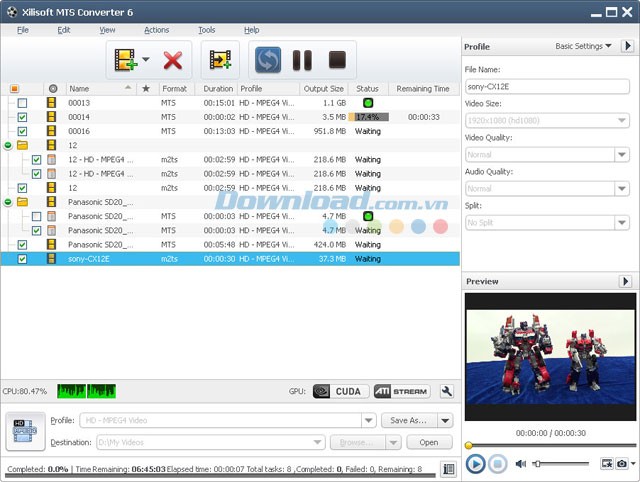 Xilisoft MTS Converter