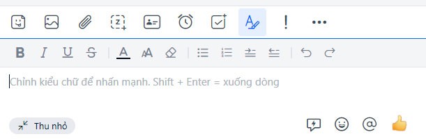 Định dạng tin nhắn