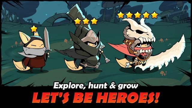 Phát triển anh hùng của bạn và sẵn sàng đối mặt kẻ thù trong game Tailed Demon Slayer