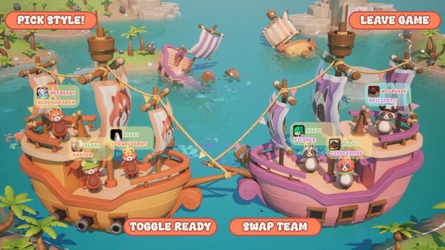 Tailwind Tropics là game hành động nhóm chủ đề hải chiến vui nhộn